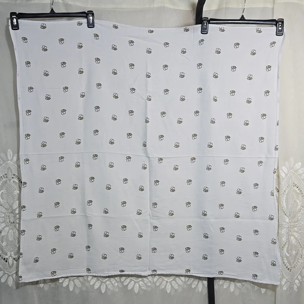 Lot of 11 Aden + Anais Cotton Swaddle Blankets Stripes/Elephants/Black/White